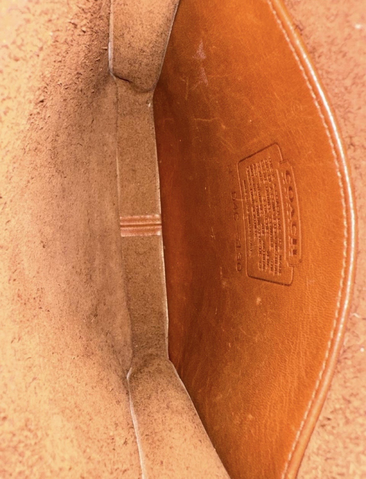🤎 Vintage Coach 1994 British Tan Station Bag Style 5130 🤎