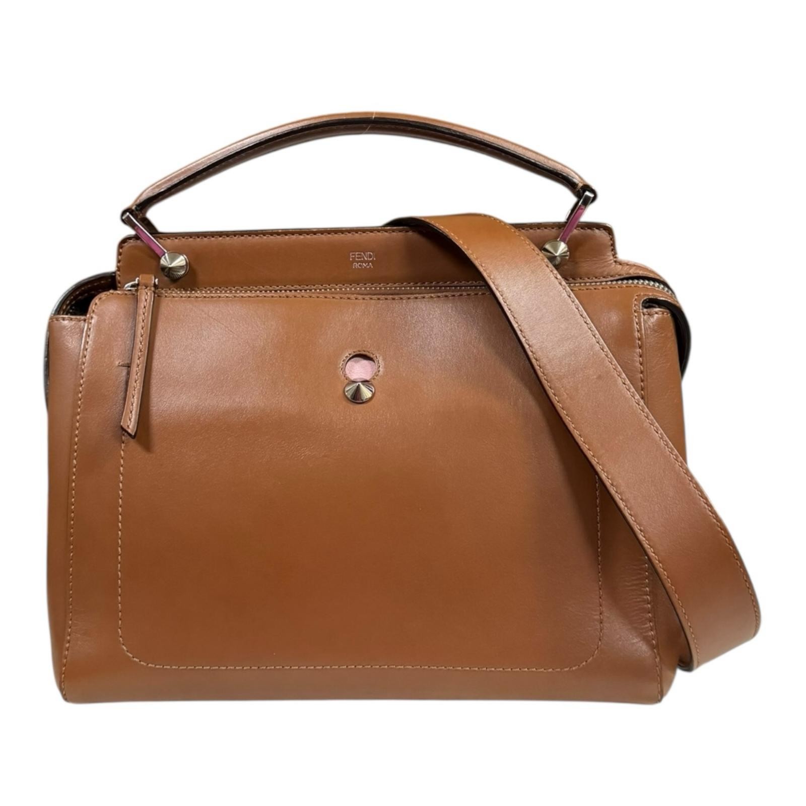 FENDI Shoulder Bag 8BN293 leather 2way Dot com used