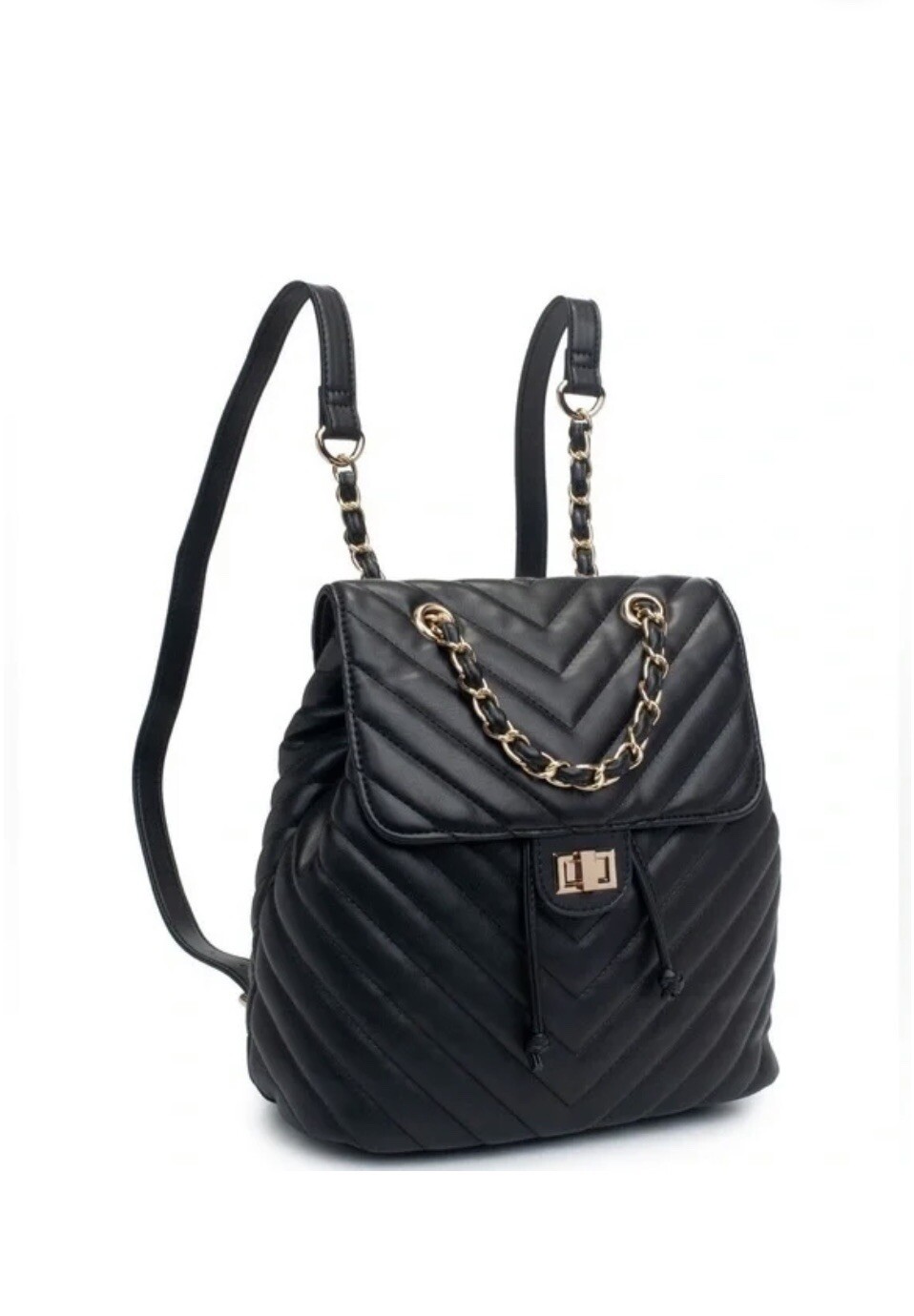 NWT Becool Chevron Quilted Extended Length Backpack
