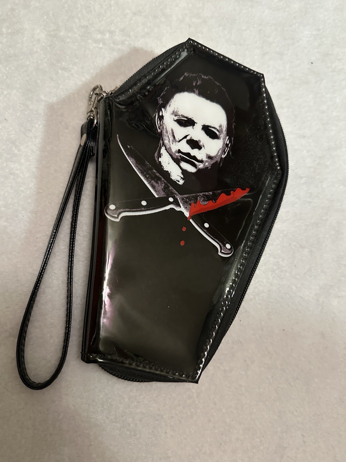Halloween Michael Myers Coffin Shaped Wallet Rock Rebel Brand