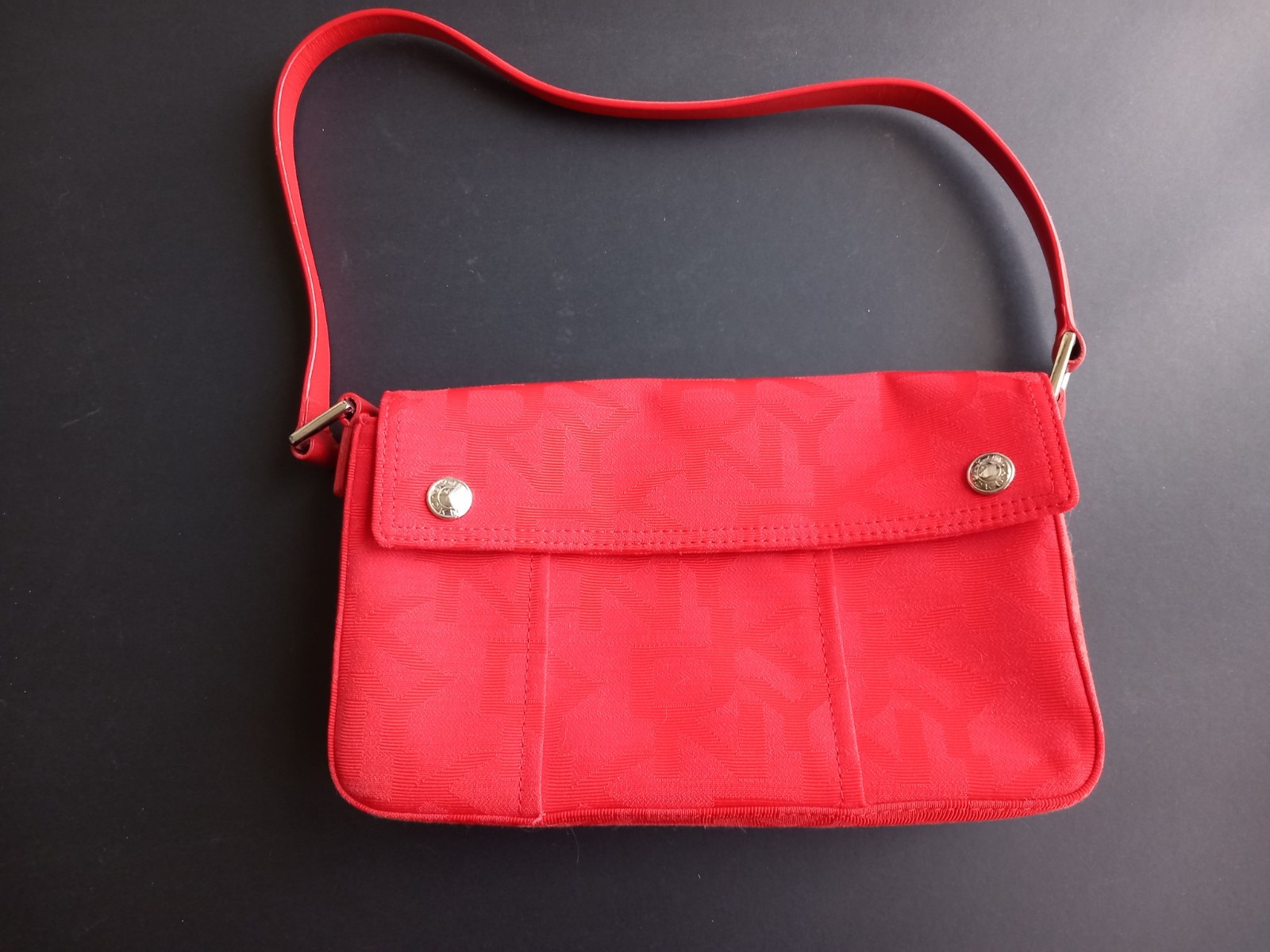Vintage DKNY Red Purse – Donna Karen, NY