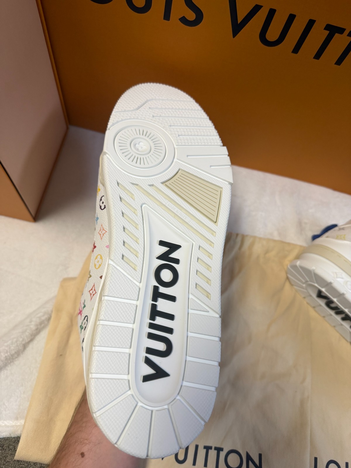 Louis Vuitton × Takashi Murakami White Multicolor Travel Collection