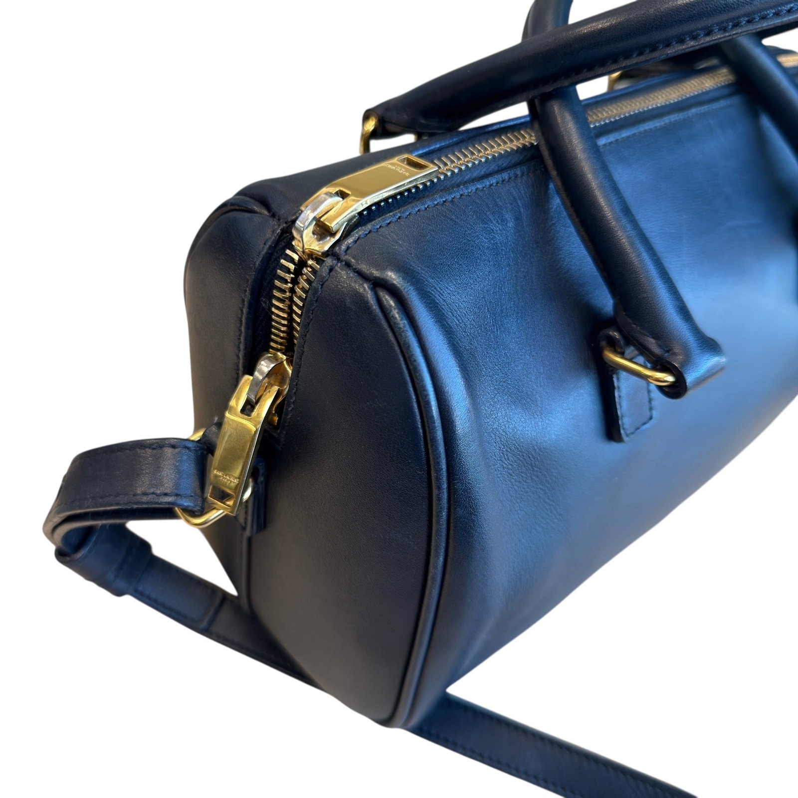 Yves Saint Laurent Duffle Bag Dark Blue Smooth Calfskin (la052126a0)