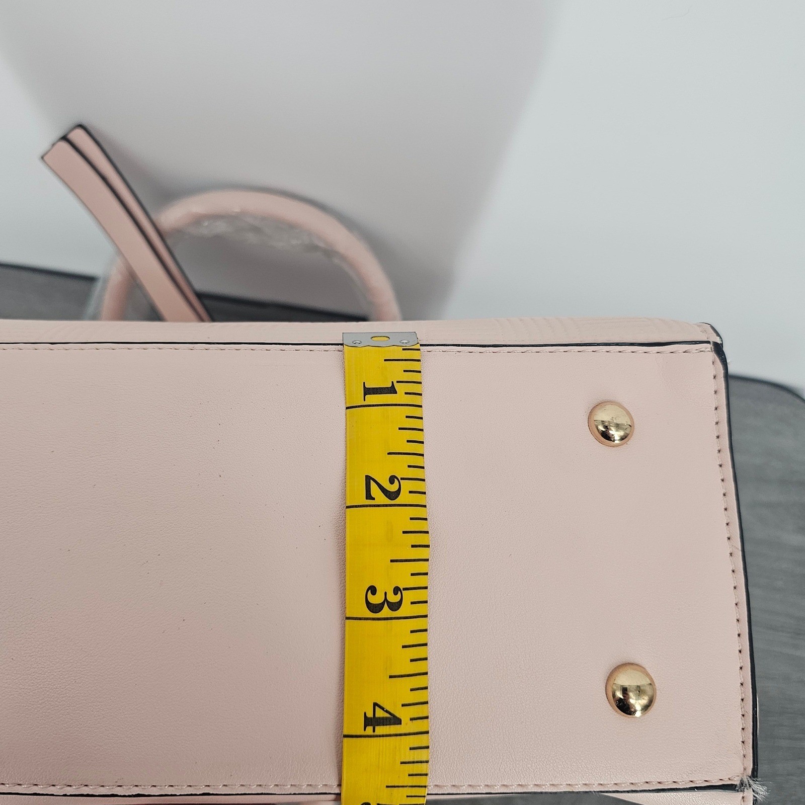 Valentina Blush Pink Textured Satchel Handbag Crossbody Bag New With Dust Bag
