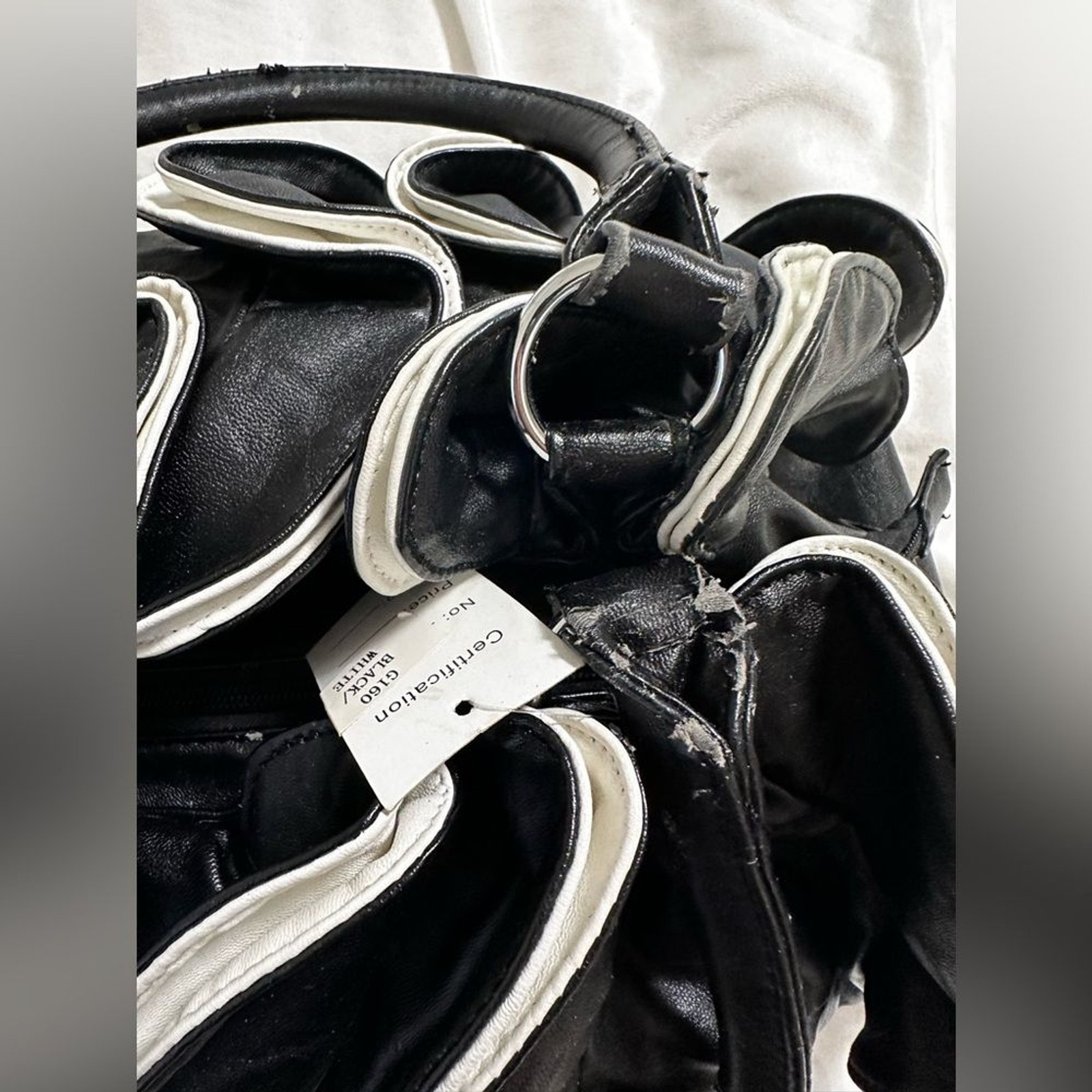 Rouged handbag