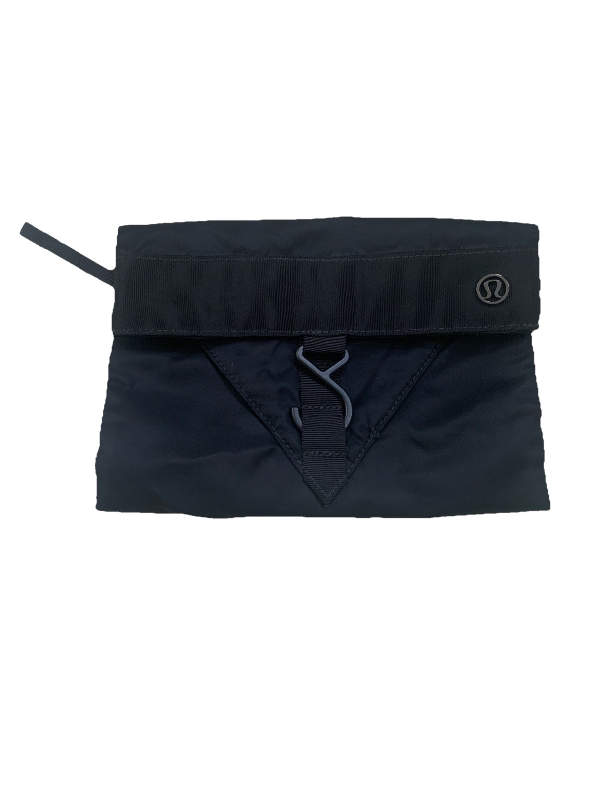 Lululemon Break Free Black Travel Toiletry Bag w/ hanging Hook
