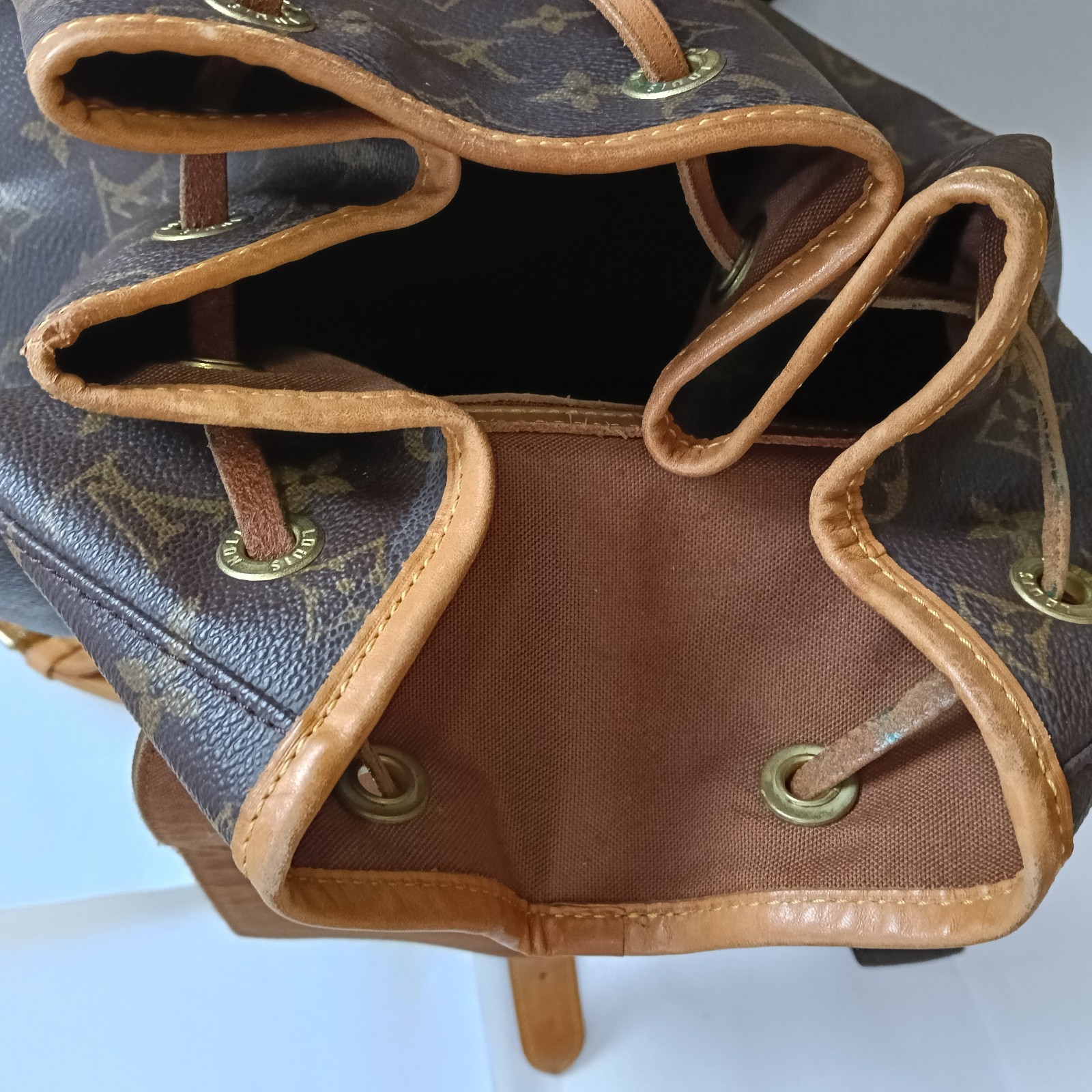 LOUIS VUITTON Montsouris GM Monogram Backpack M51135 Authentic JAPAN #31