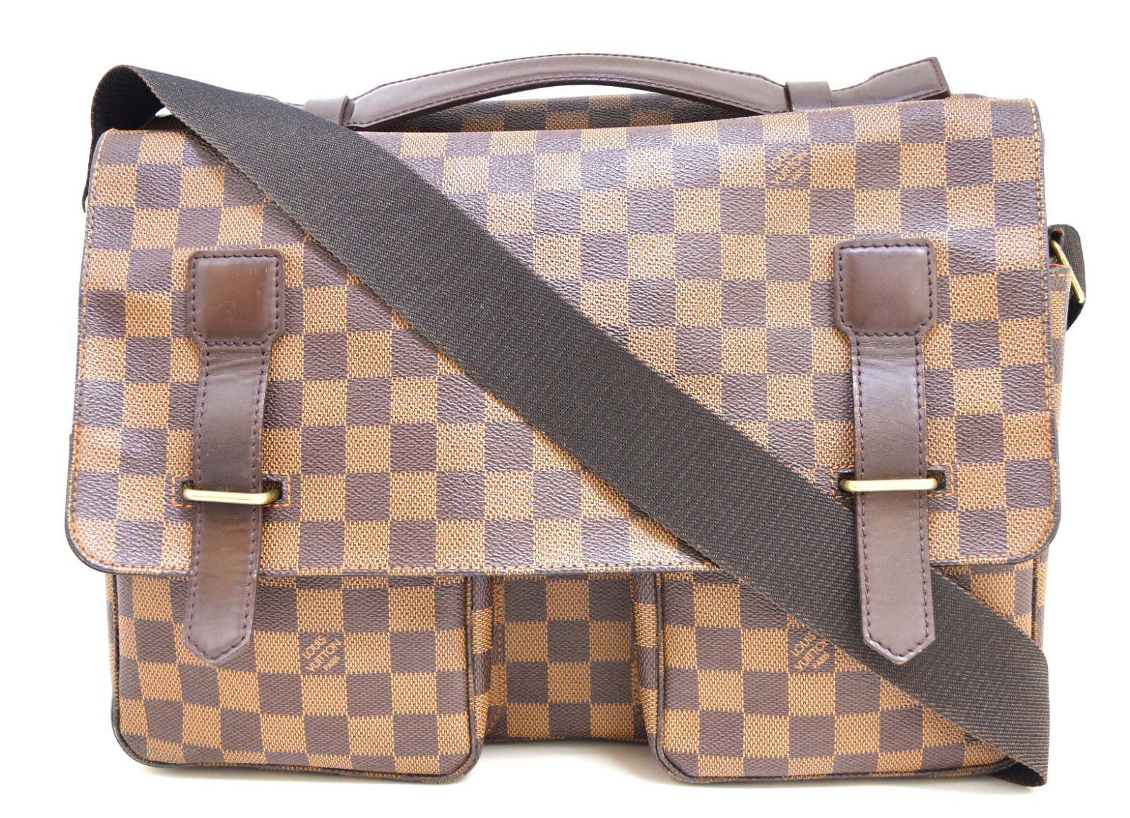 Auth Louis Vuitton Broadway Shoulder Bag Damier Canvas N42270 LV 51394