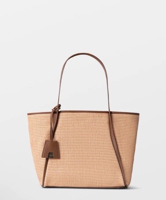 Akis Alex Medium Tote In Carmel Brand New with Tags Collapsible! Ships Fast!