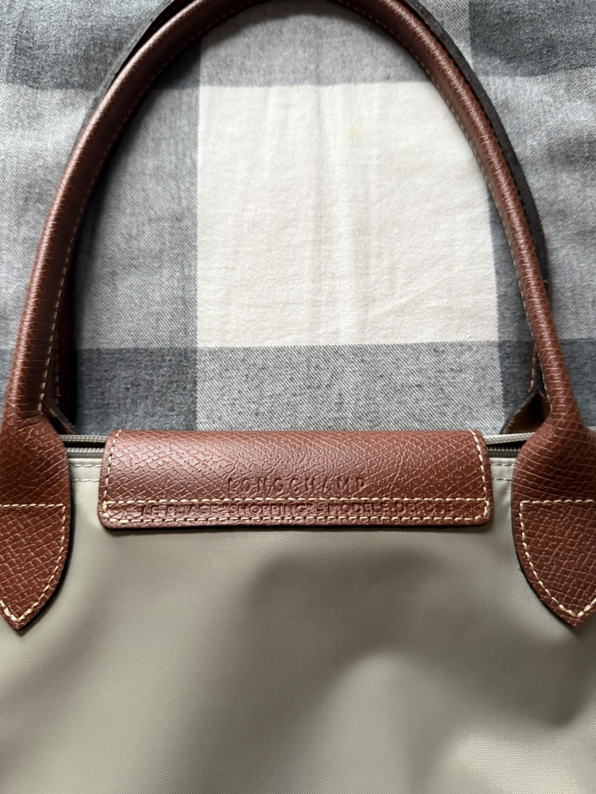Le Pliage Original M Tote bag Pebble Color