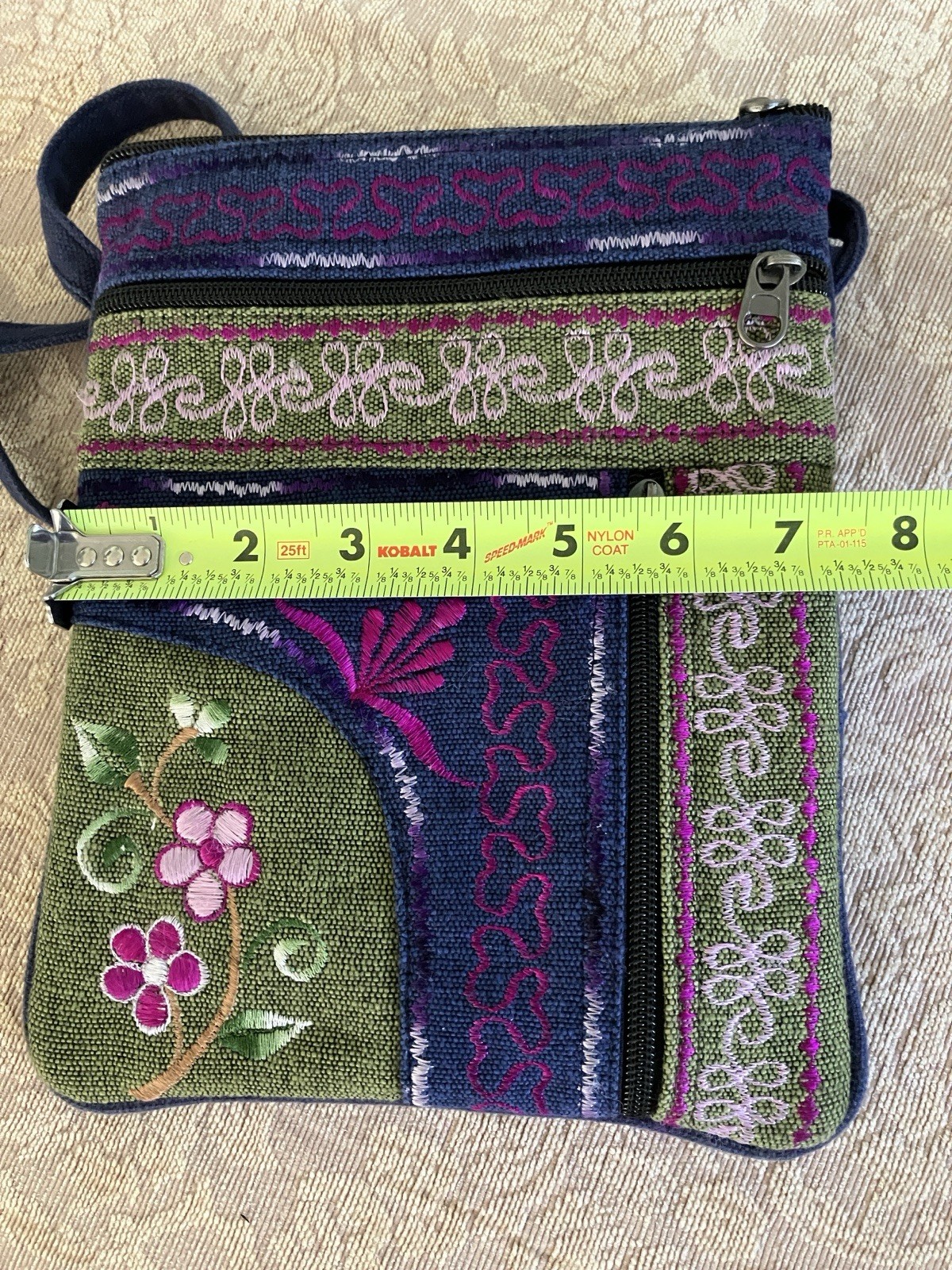 Ganesh Himal Crossbody Boho Embroidered Purse Bag Handmade Nepal Travel Bag