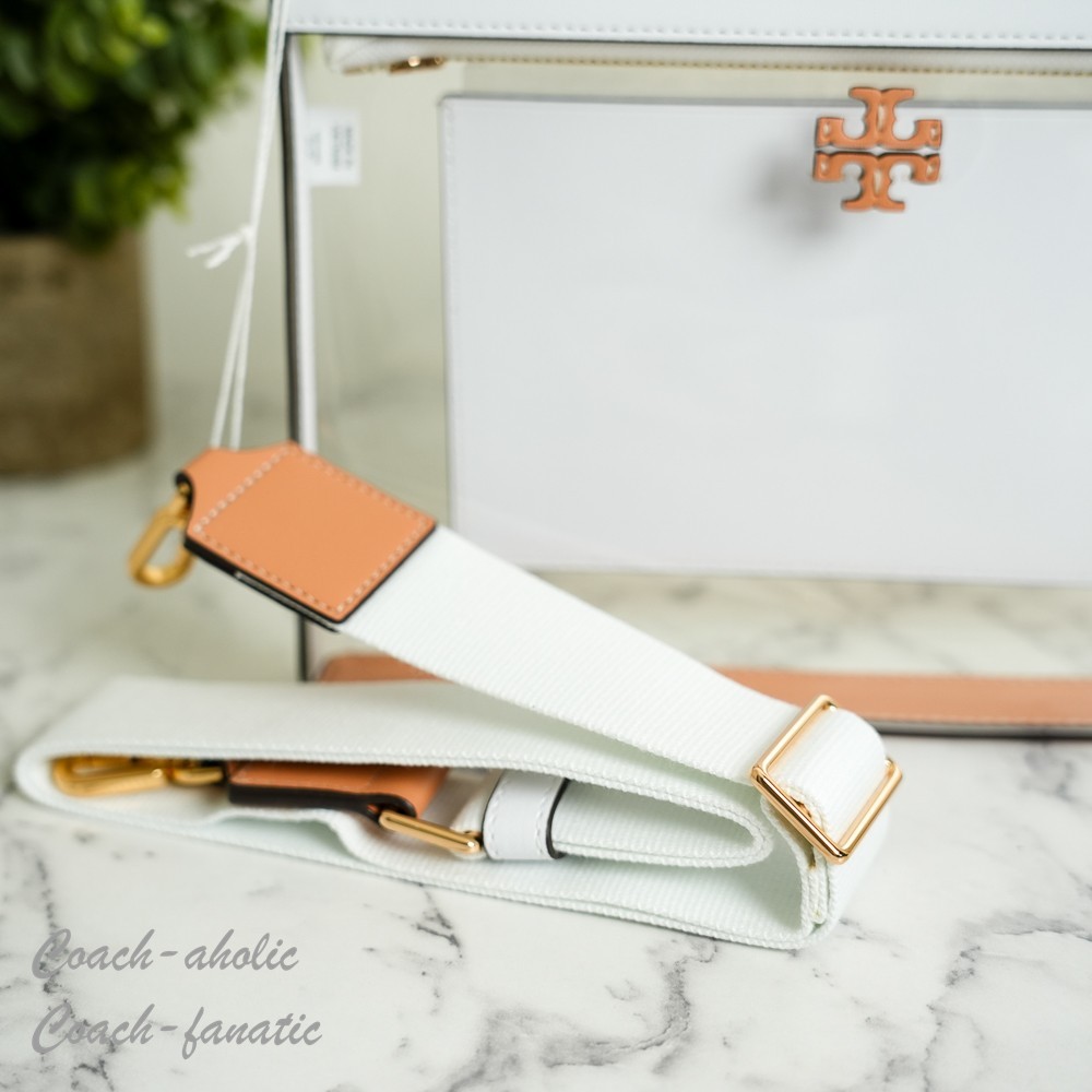 Tory Burch Blake Clear Swingpack Crossbody Clear/Optic White NWT