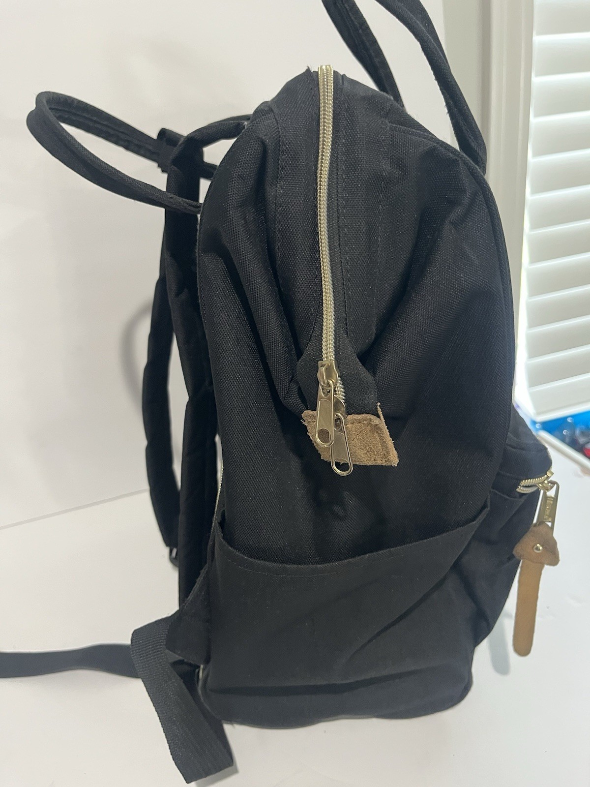 Himawari black diaper bag travel Backpack Large Bag laptop multiple pockets
