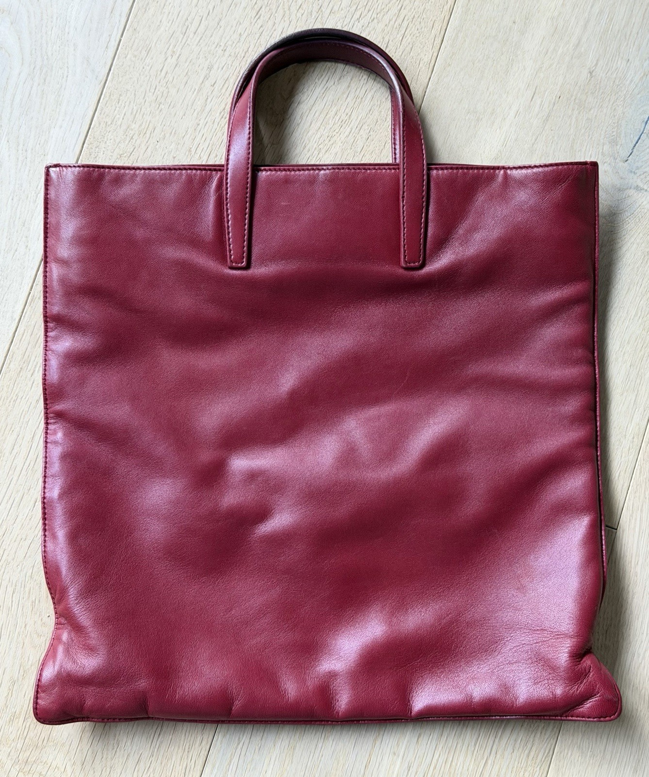 LOEWE Handbag Tote Bag Anagram Logo Leather