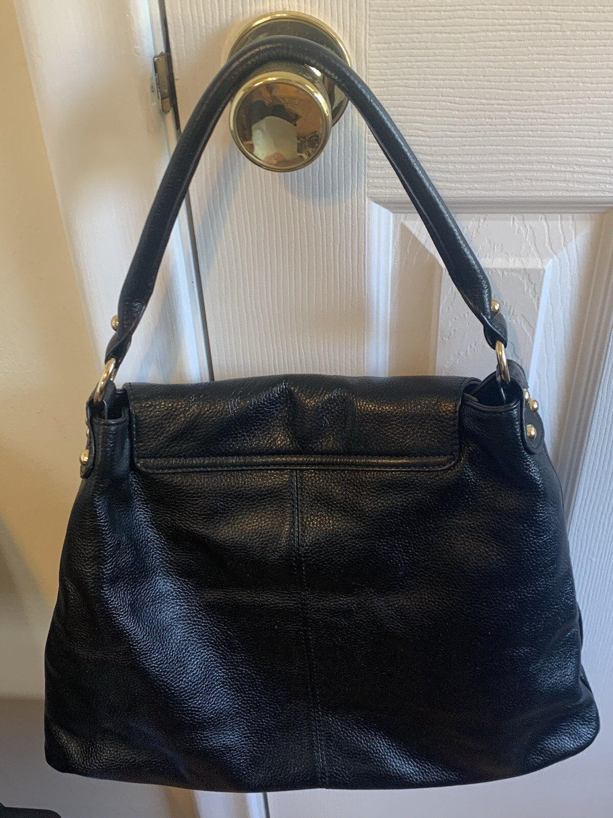 ONNA EHRLICH Women’s Kelly Shoulder Bag Black Soft Leather PRICED TO SELL! NWOT