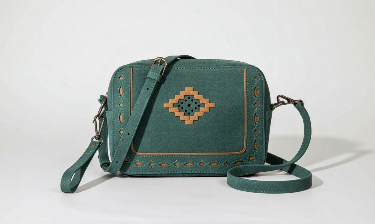 Montana West Western Aztec Laser Cut Crossbody Bag