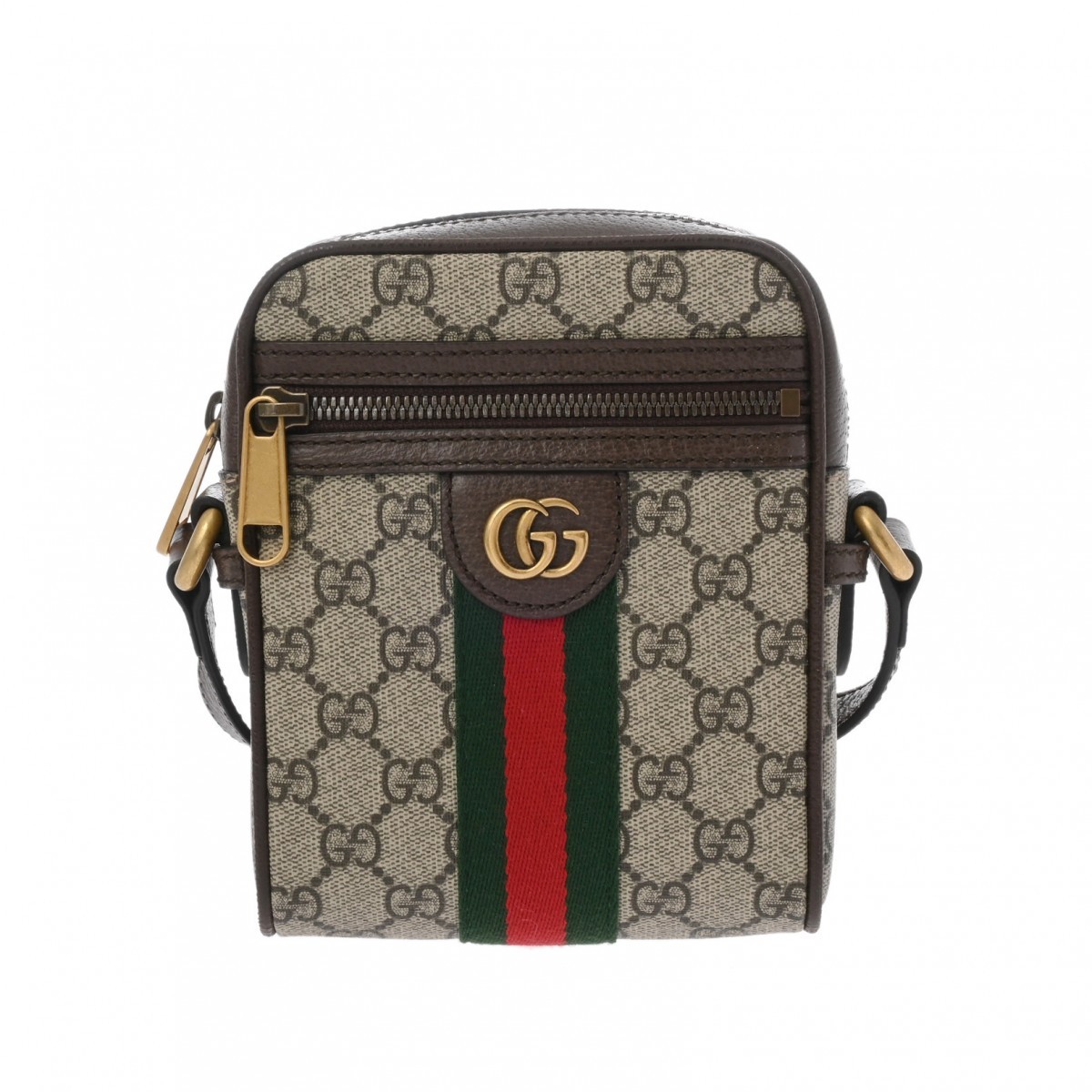 Gucci 598127 Shoulder Bag GG Supreme CanvasCanvas / Leather Brown #WB3421
