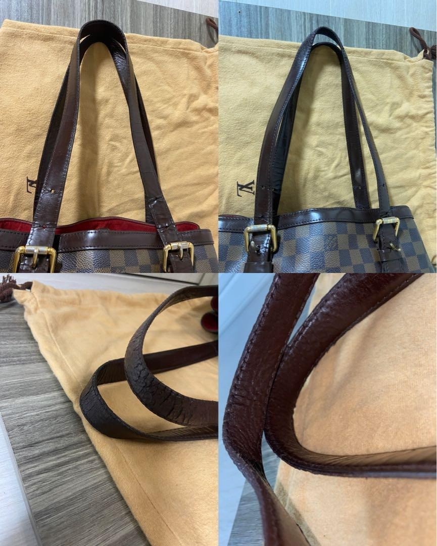 Authentic Louis Vuitton Damier Hampstead MM Shoulder Tote Bag N51204 from Japan