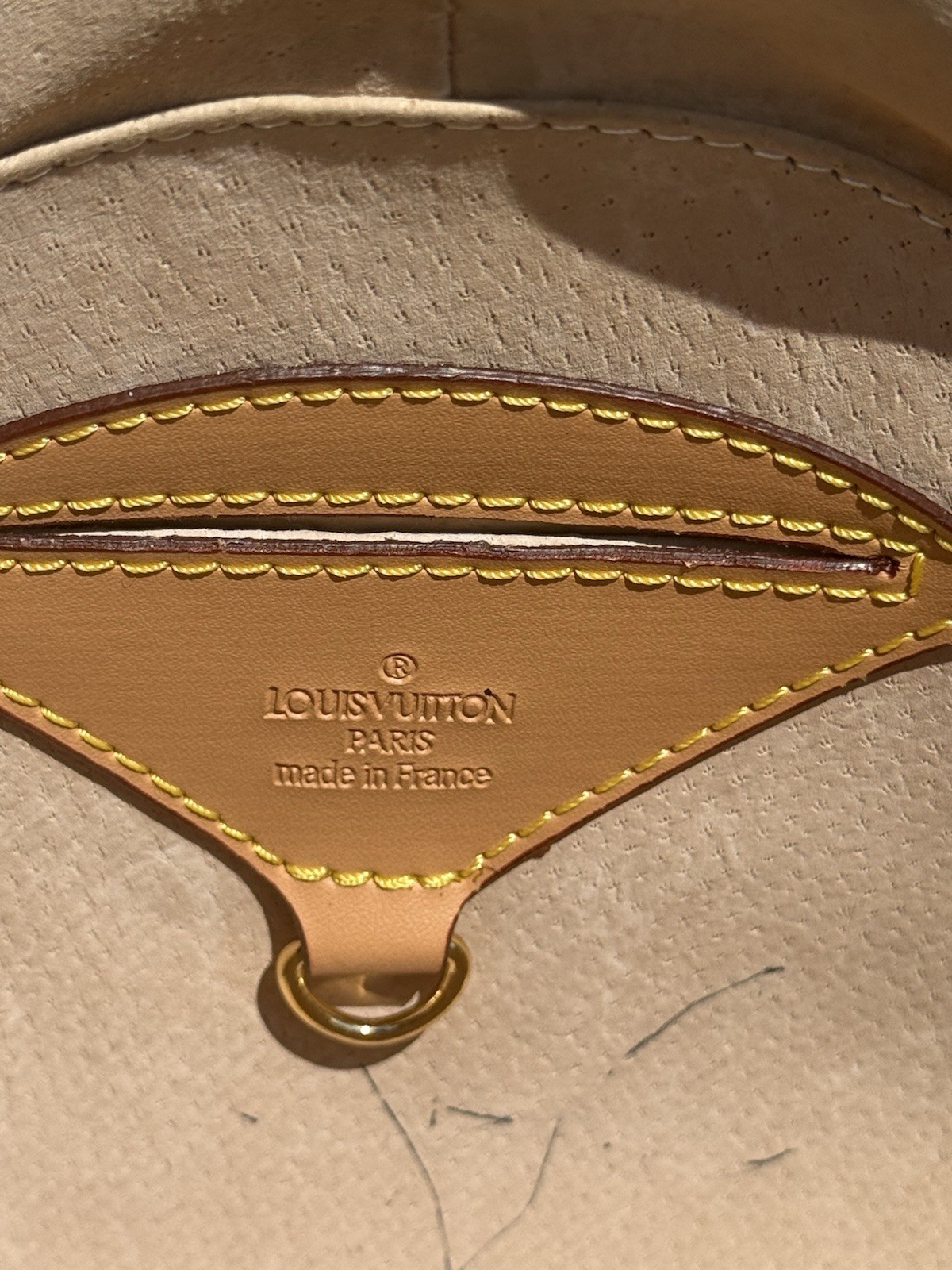 Louis Vuitton Monogram Brown Top Handle Satchel Handbag Zip Closure Gold