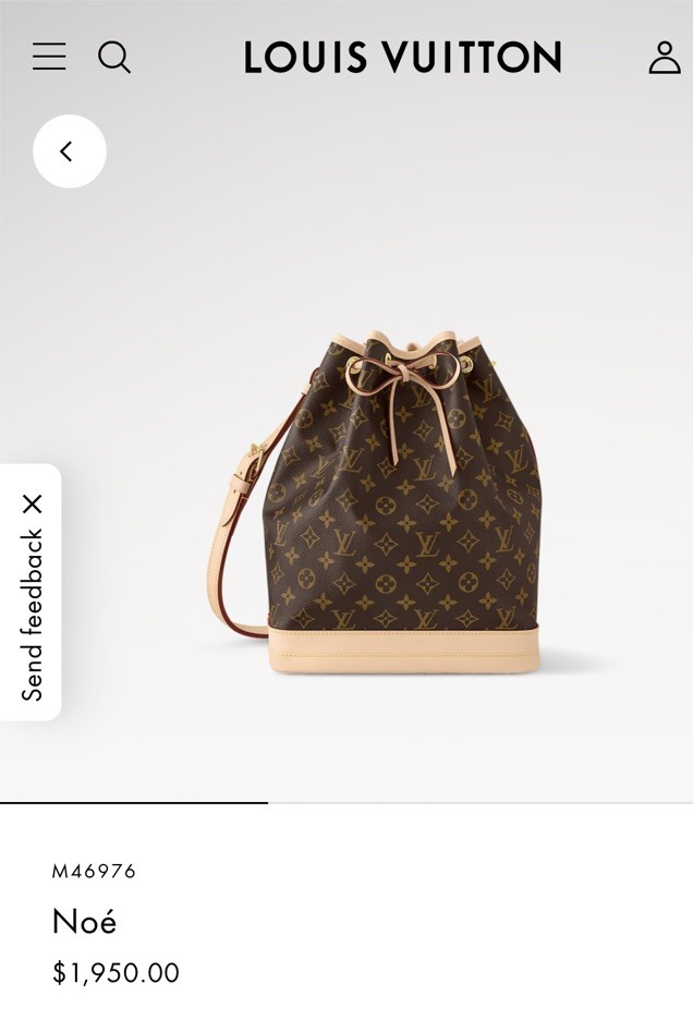 VINTAGE Louis Vuitton Noé Bag – Statement piece!!