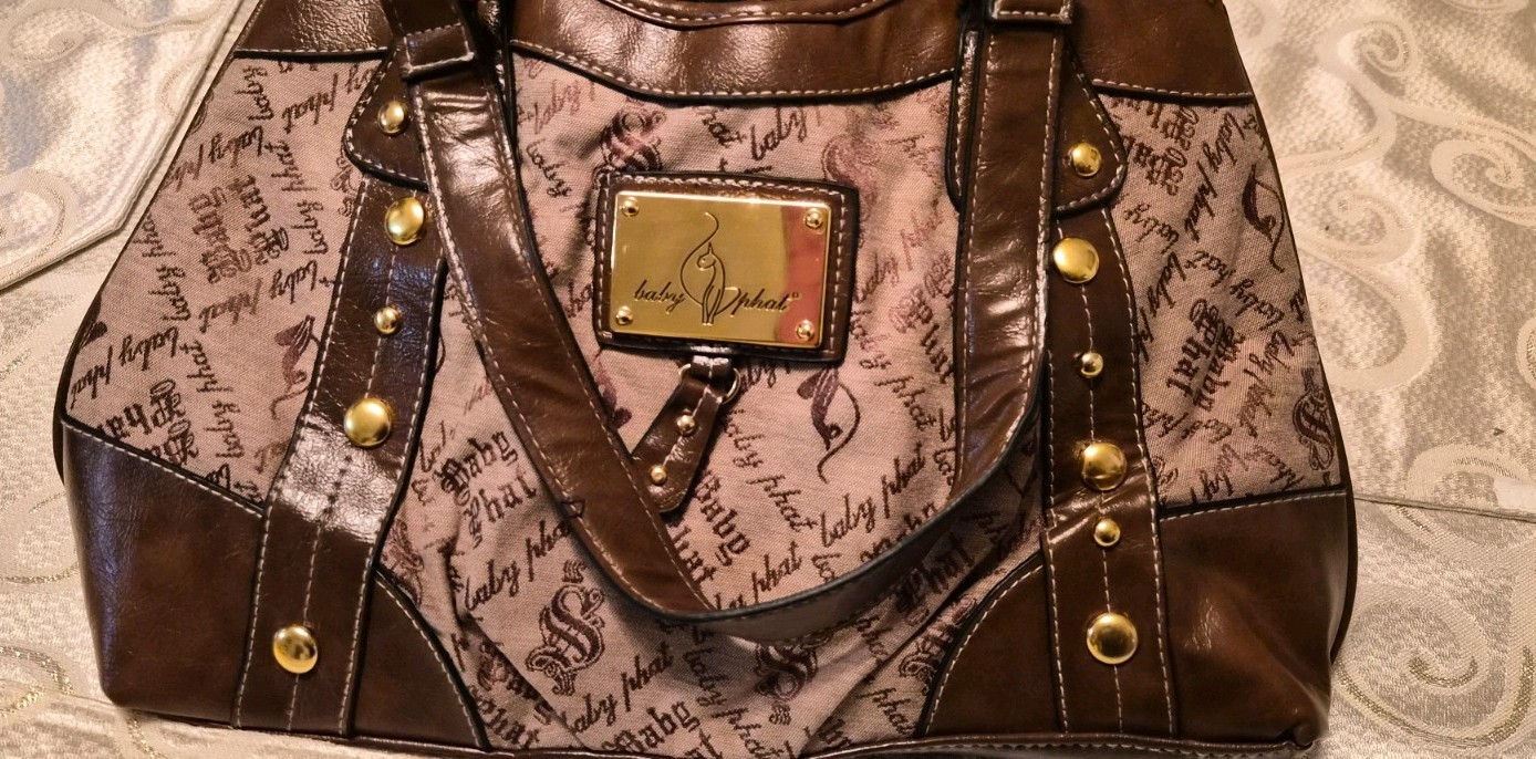 NWOT * Baby Phat Monogram Medium ***Tote Bag Purse with **handle Strap ****