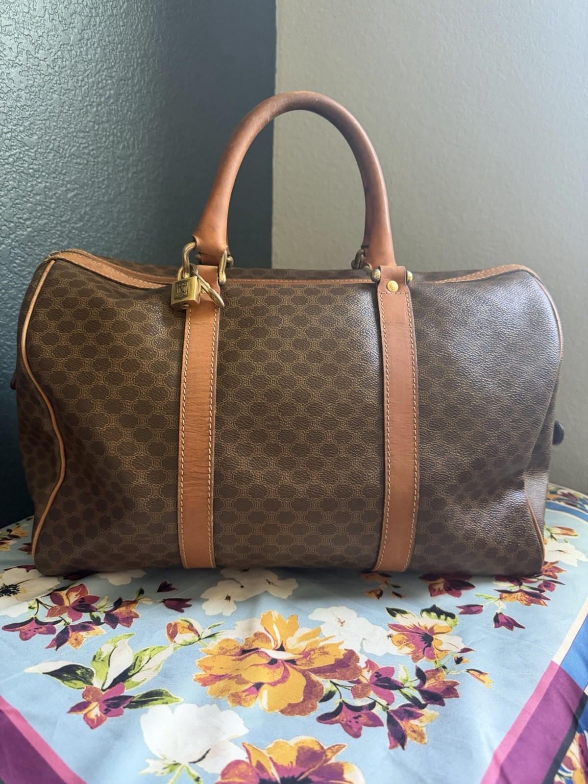 Celine Macadam Boston Bag 40CM.