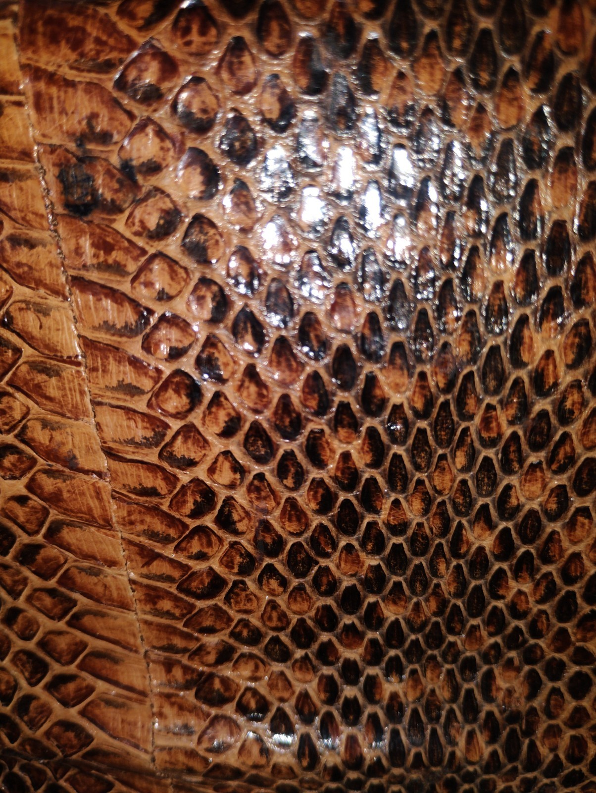 Genuine Snakeskin Shoulder Bag