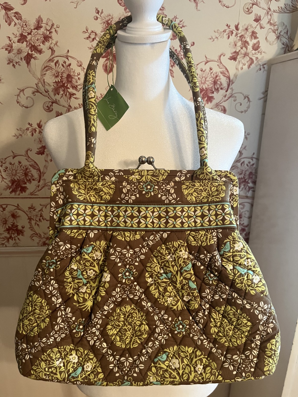 NWT Retired Vera Bradley “Alice” handbag Sittin’ in a Tree Purse Tote