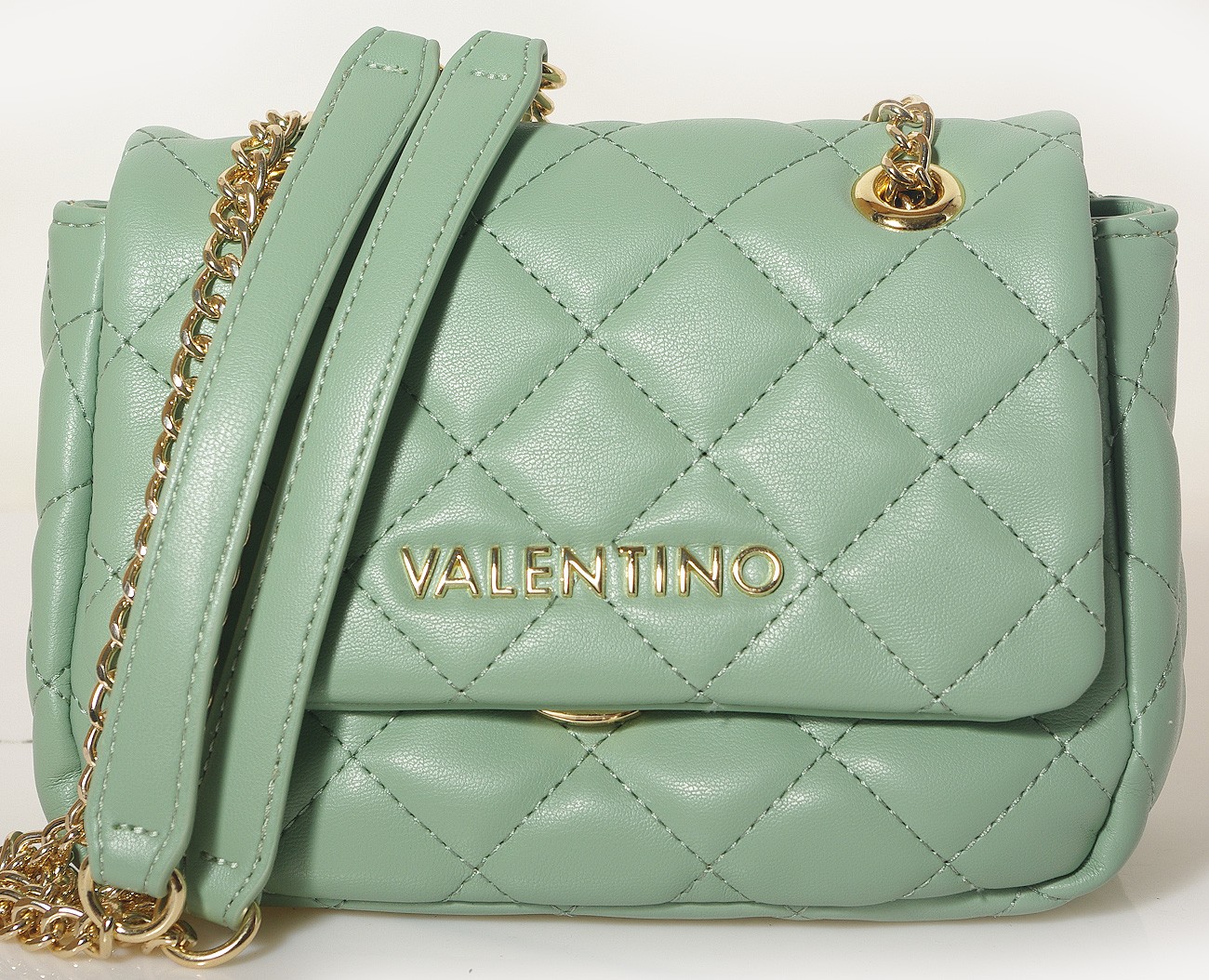 Valentino bags OCARINA bag VBS3KK05R salvia borse a spalla Pattina 19x14x8 cm