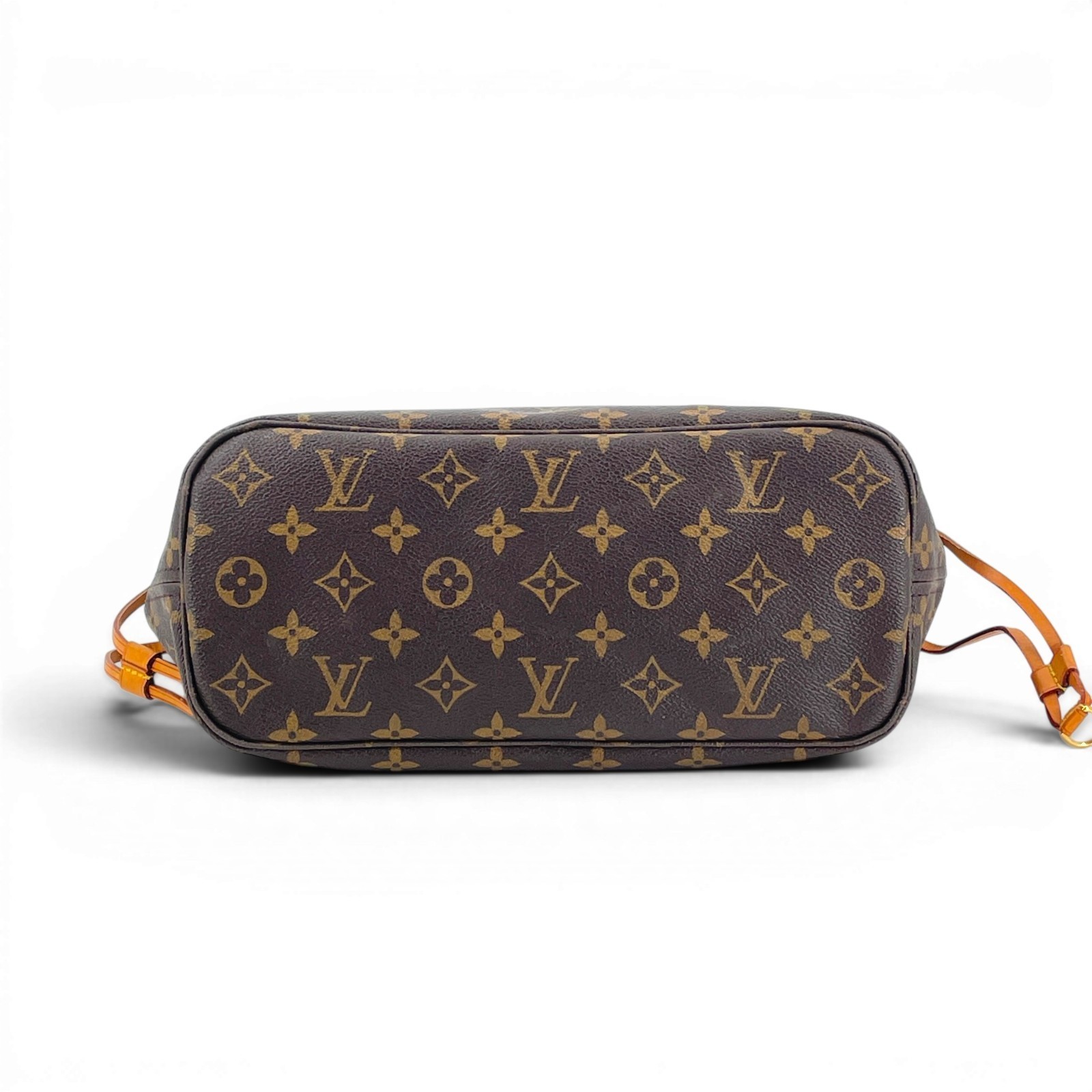 LOUIS VUITTON Neverfull PM Monogram Canvas Brown Tote Shoulder Tote Bag M40155