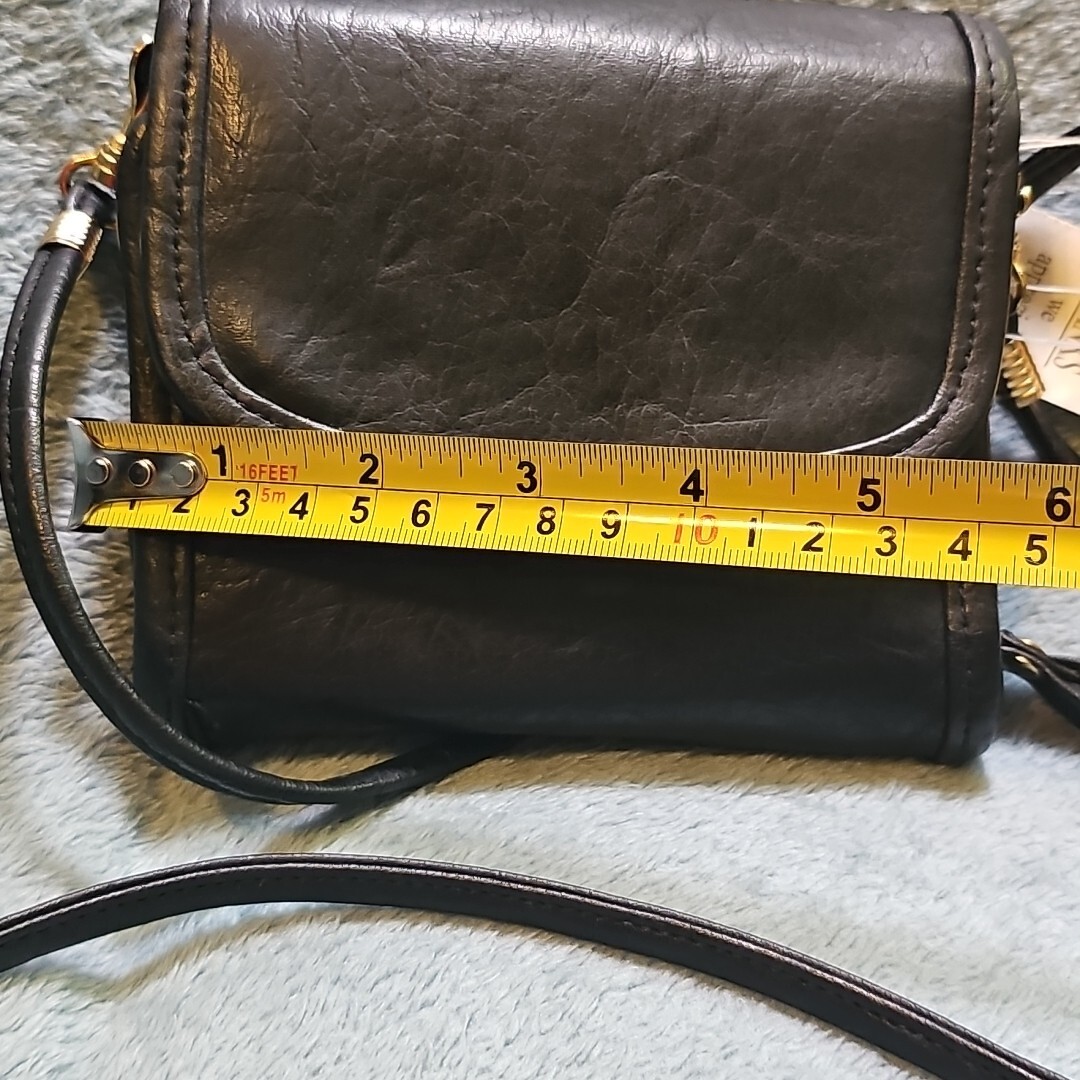 Fifth Avenue Handbags Monique Womens Organizer Purse/ Crossbody Small Black New