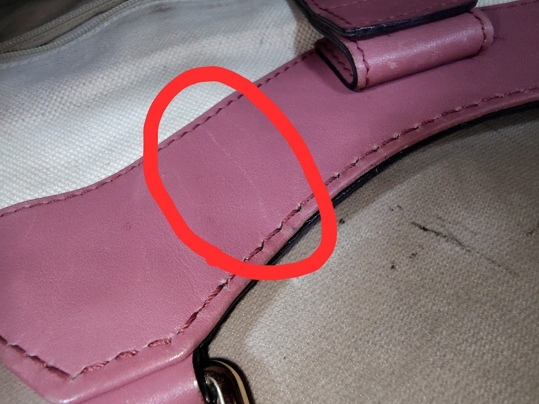 Gucci Shoulder Bag Sukey Leather Shima Pink Authentic 420T0450