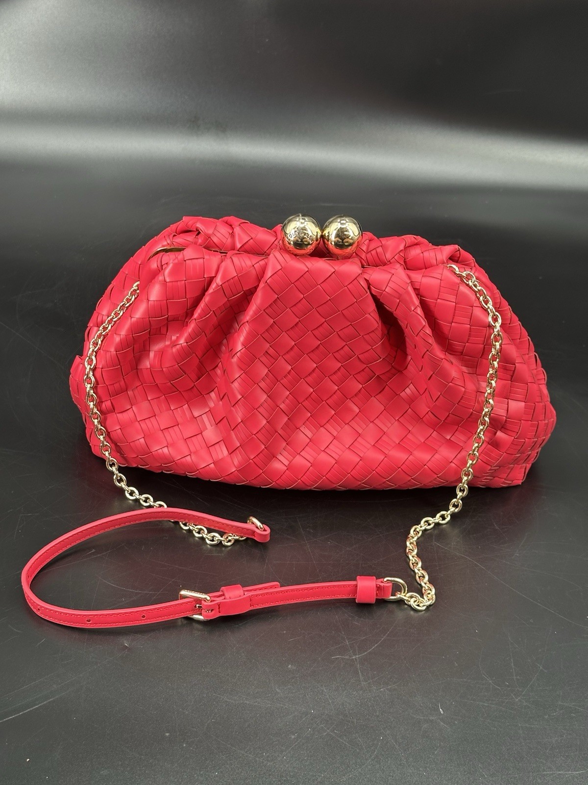 NWT Cole Haan Azalea Grand Series Clutch / Shoulder Bag – $348 Retail – Pink