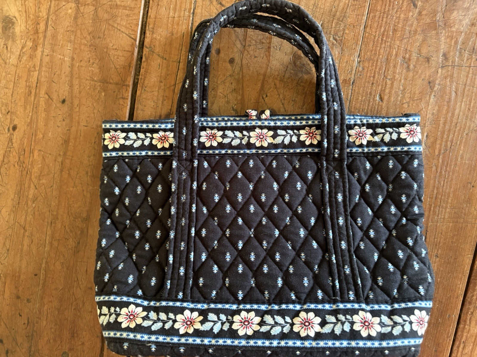 Retired Vera Bradley Alpine Black Pattern. Vintage Vera Bradley. Tortoise Close