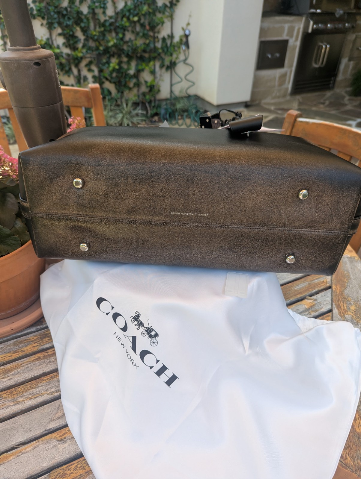 Coach Soft Empire Carryall Bag 40 In Loved Leather