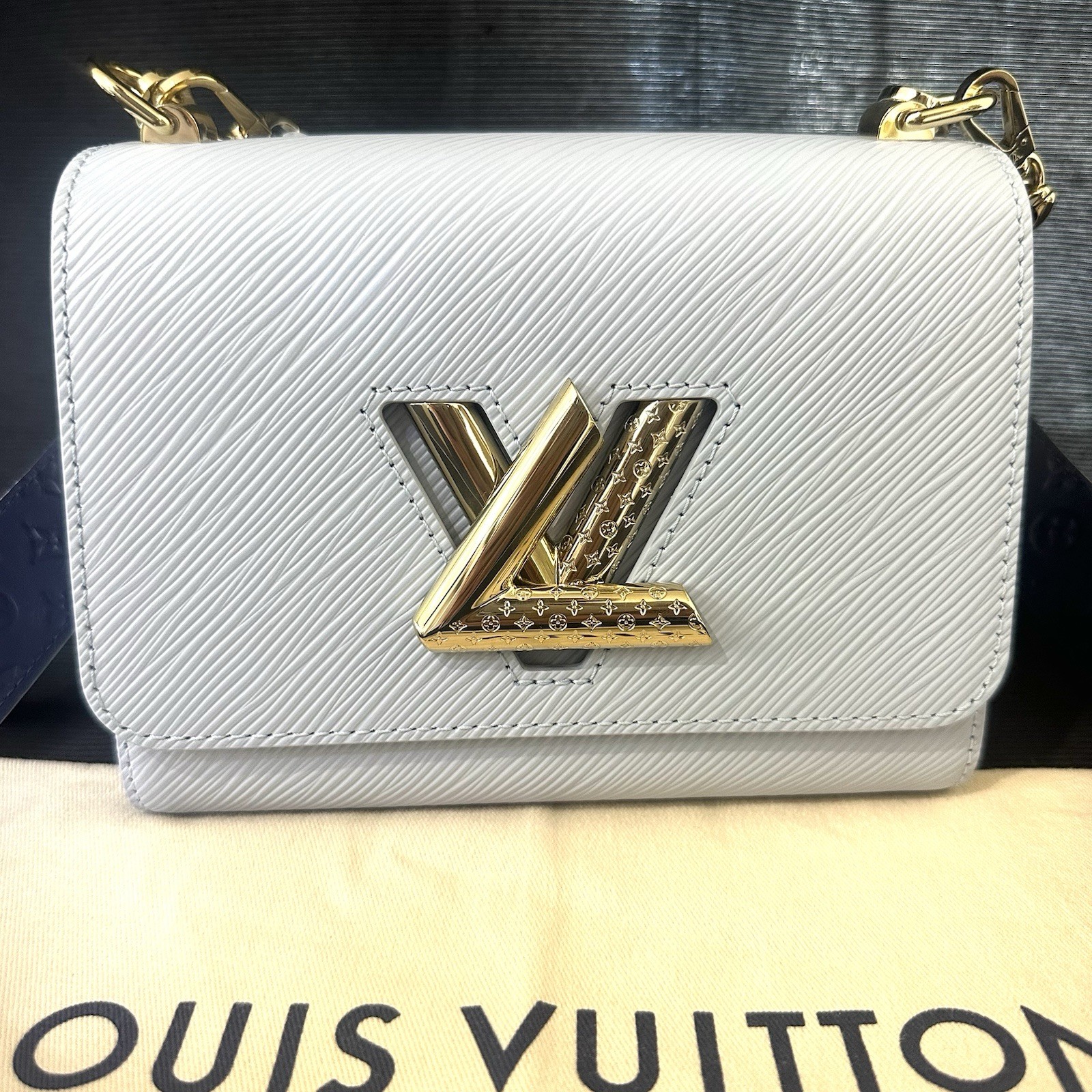NEW – Louis Vuitton Epi Twist PM Washed Blue M25362 – Retail $4750