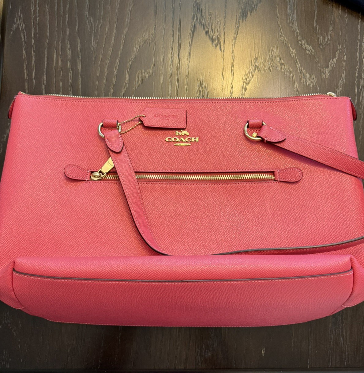 COACH Gallery Tote Bag in Bright Violet 79608 – Excellent cond very lightly used