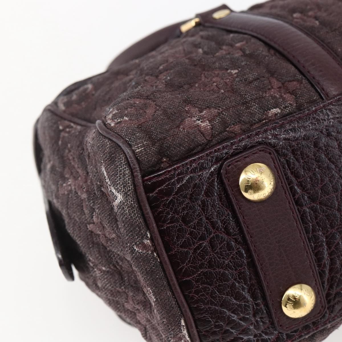 LOUIS VUITTON Monogram Voluptuous Tote Bag Bordeaux M93474 LV Auth 163445