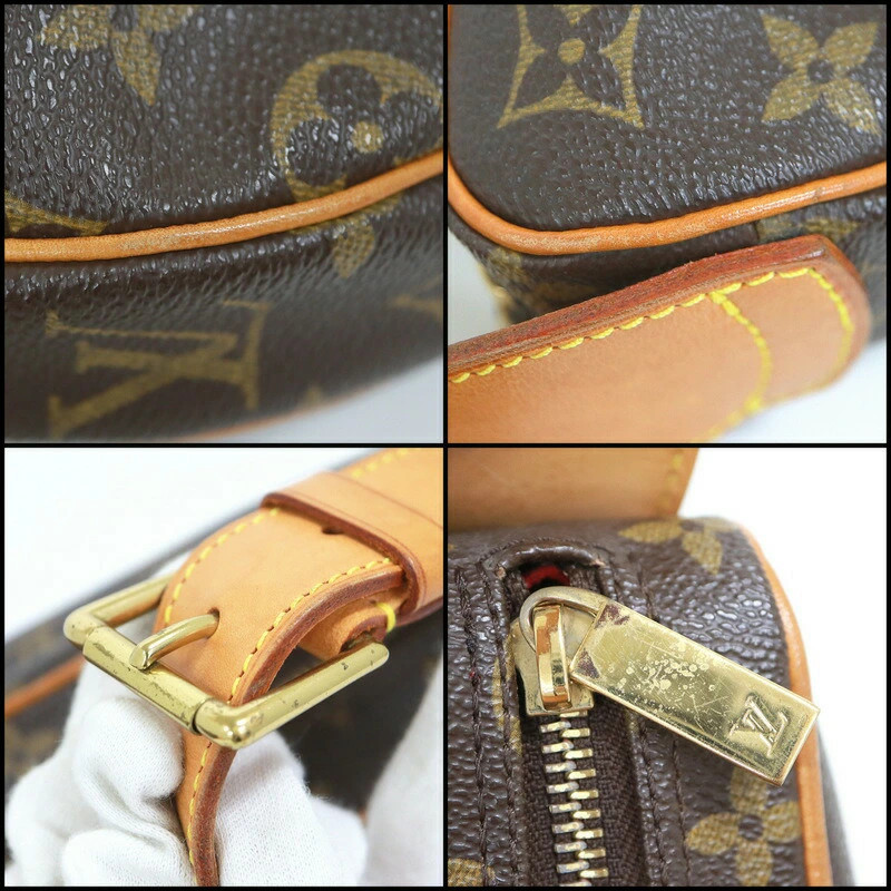 Louis Vuitton Monogram Canvas Shoulder Bag Brown M51511