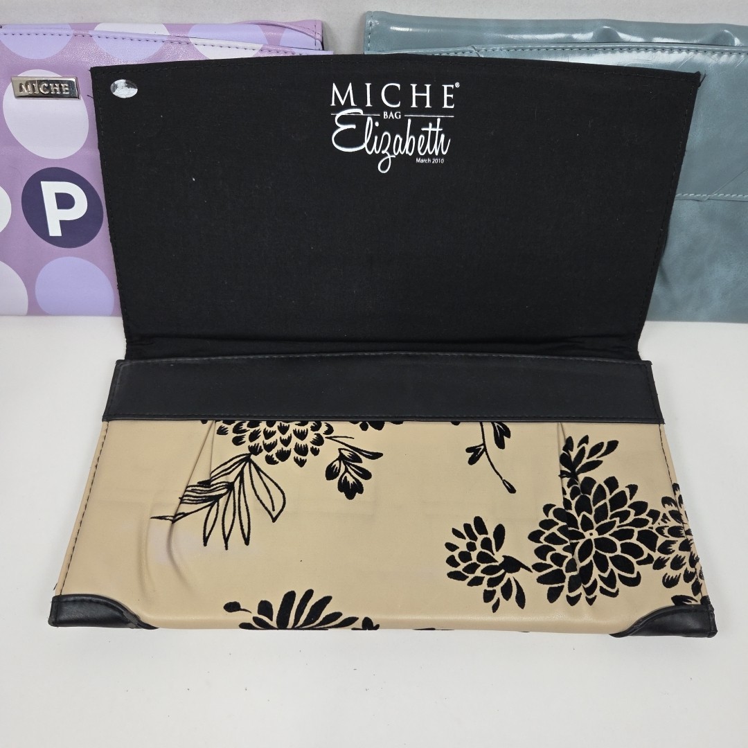 Miche Classic Bag Shell Set of 5 Shells W/ Handles And 2 Straps