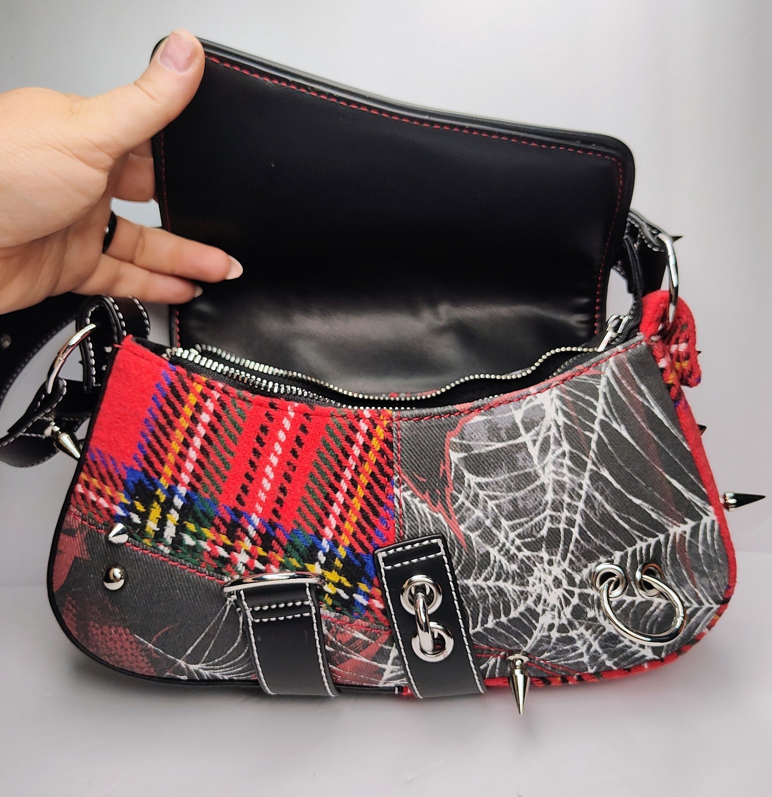 Punk Collage Shoulder Bag Dolls Kill Purse Grunge Brand New Un-opened Handbag