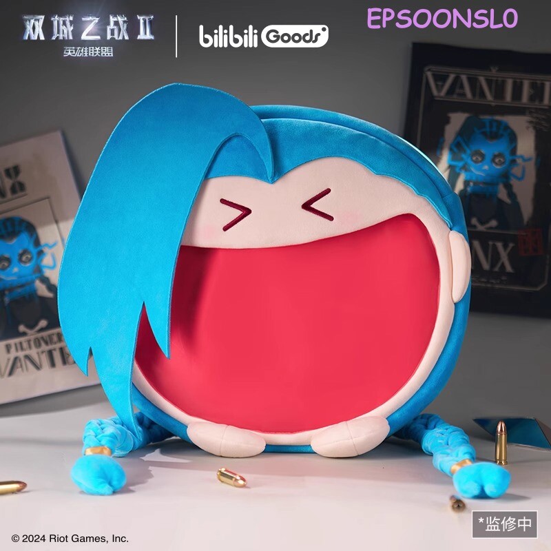 LOL Jinx Plush Itabag Doll Carrying Backpack League of Legends Cosplay Gift