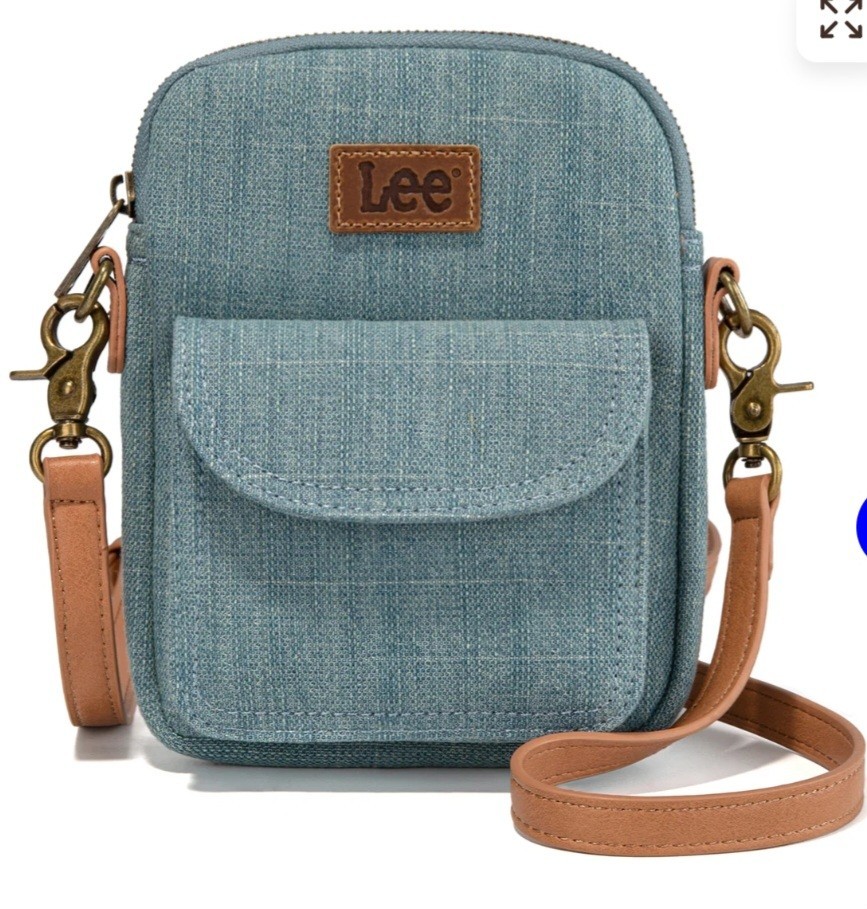 Lee Denim Canvas Crossbody Bag Western Style NWOT