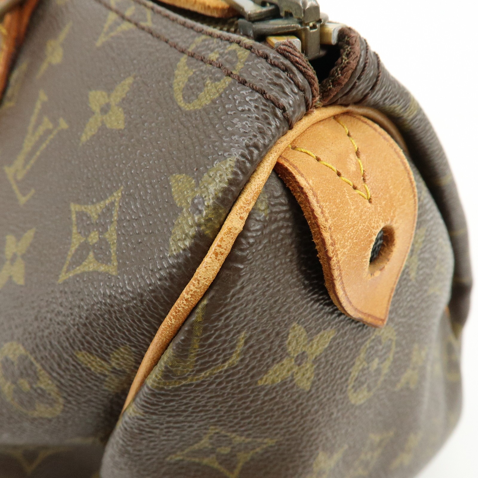 Louis Vuitton Monogram Canvas Speedy 35 Boston Bag Hand Bag M41524 Auth Used F/S