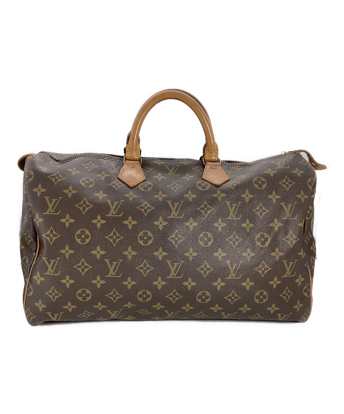 Louis Vuitton Speedy 40 M41522 Coated Canvas Brown Bag #TFB13349