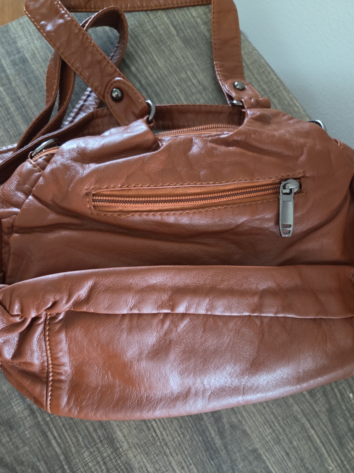 Retro Women’s Shoulder Purse Trendy Handbag Brown