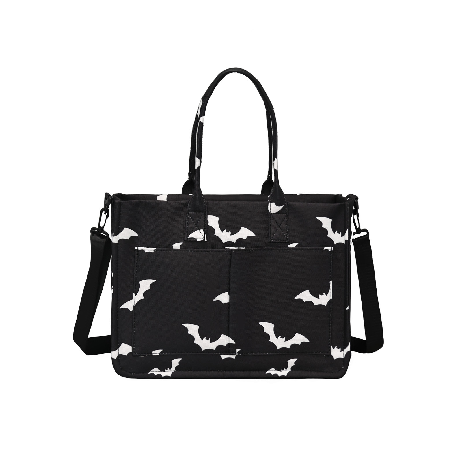 Halloween Canvas Candy Tote Bag with Handle Gift Bags for Trick or Treating