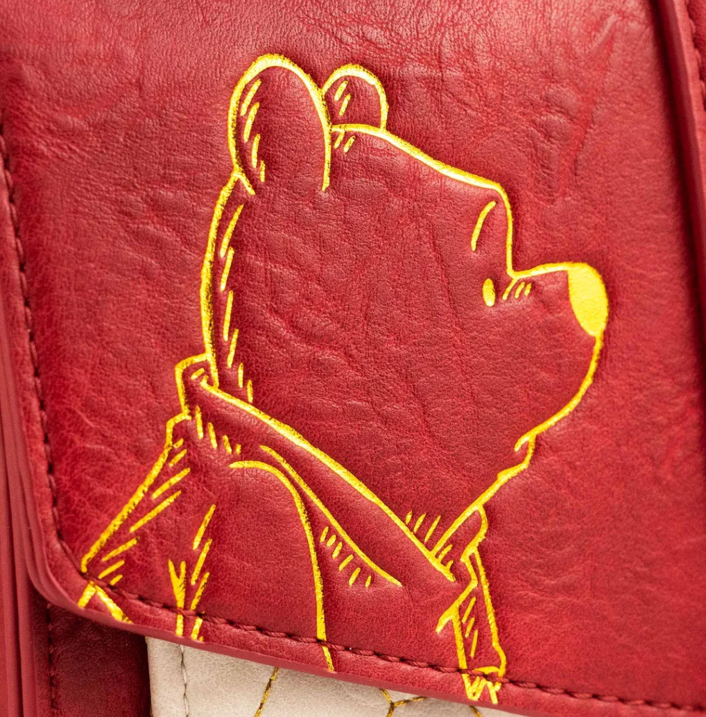 EXCLUSIVE Loungefly Disney Winnie Pooh Honeycomb Crossbody Wallet 2PC Set NWT