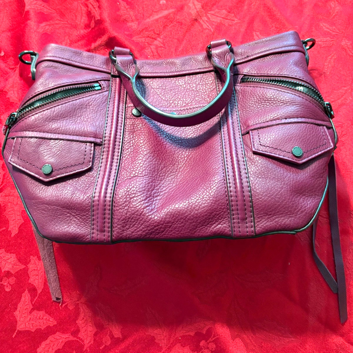 aimee kestenberg burgundy purse