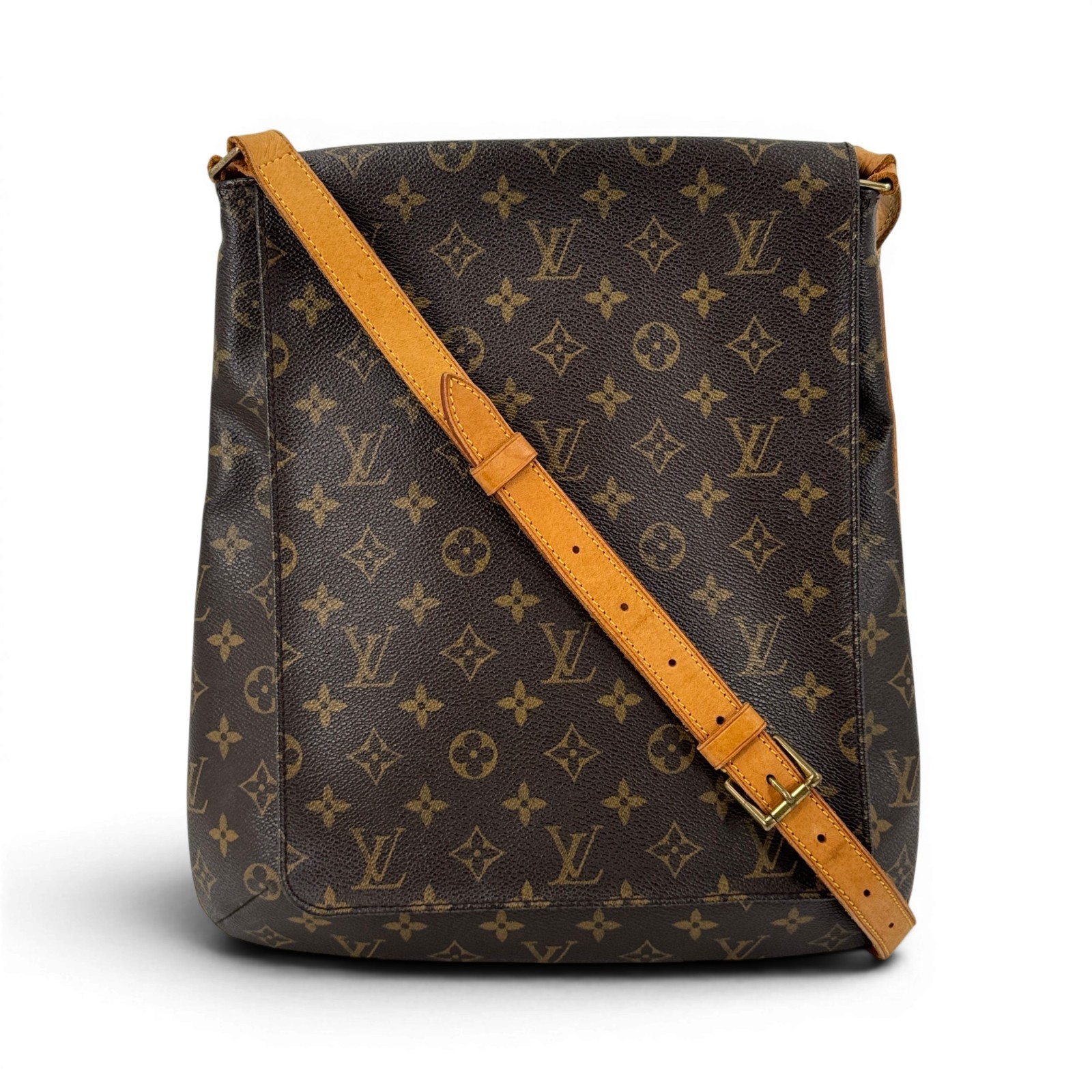 Auth LOUIS VUITTON Monogram Musette M51256 Shoulder Bag Crossbody Messenger